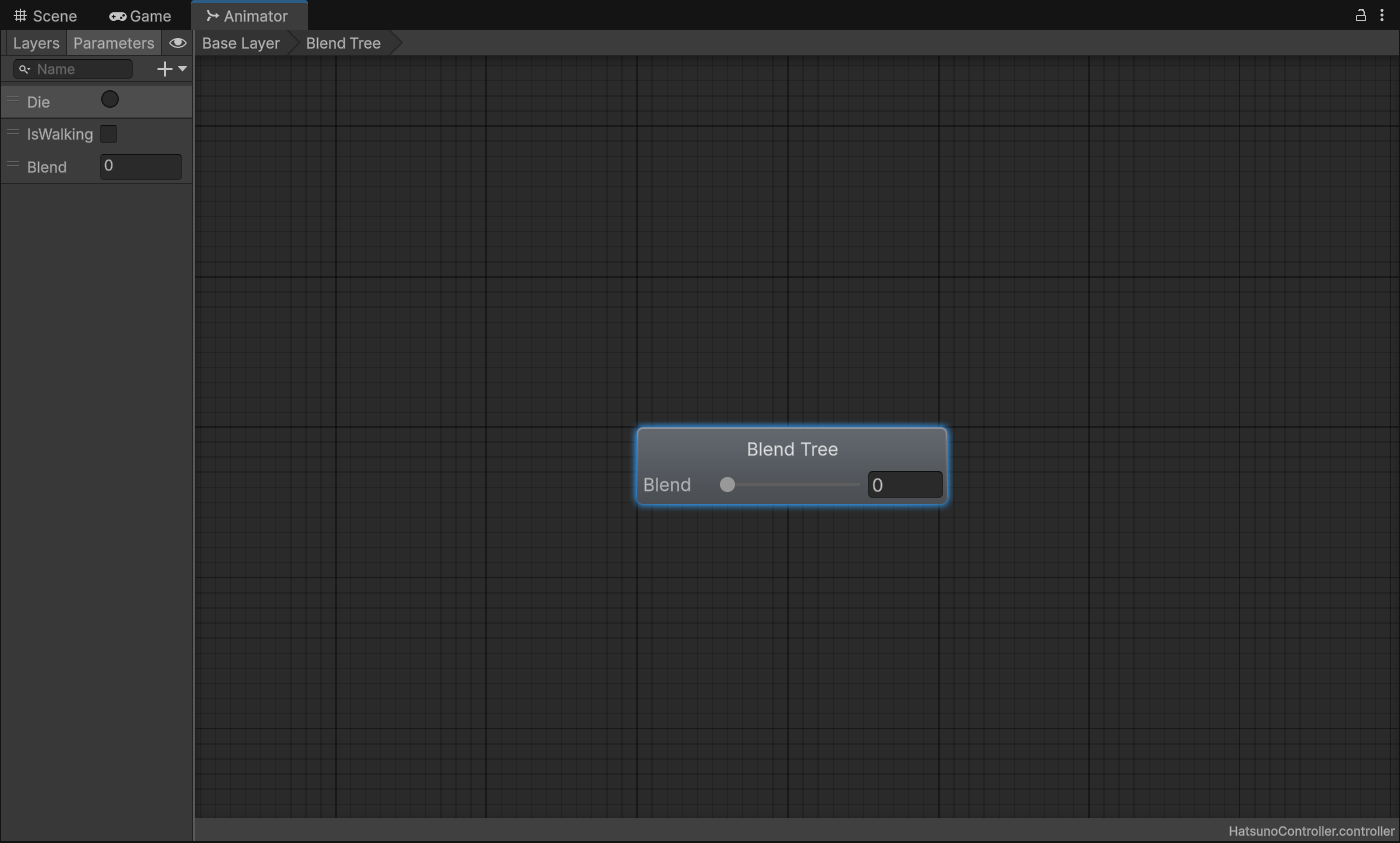 Animator中的混合树